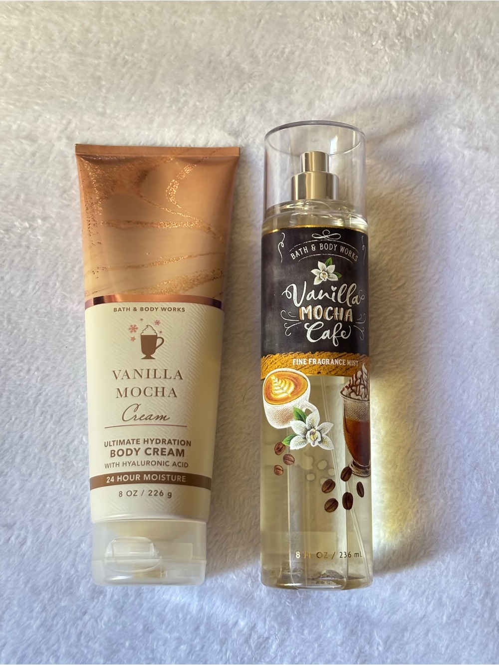 NWT Bath & Body Works Vanilla Mocha Cafe/Cream Bundle!